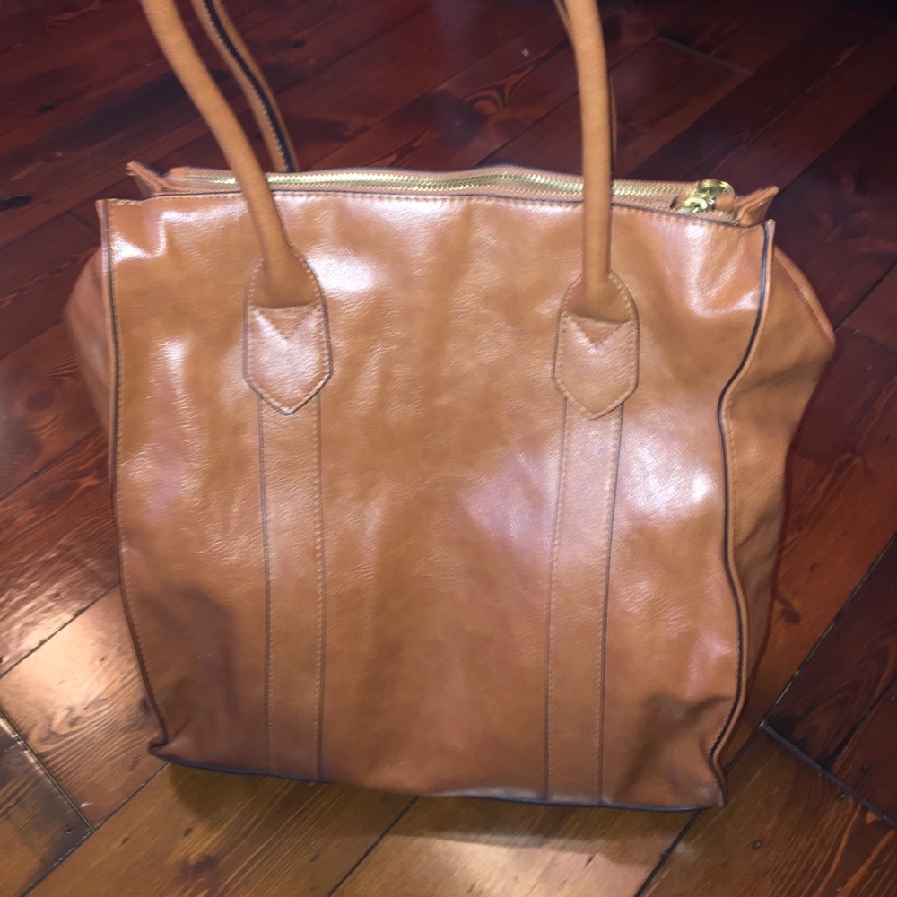 Brown Leather Large Purse